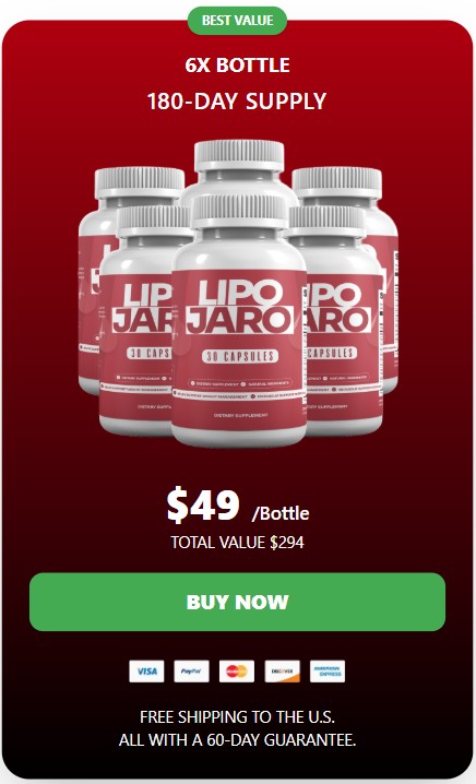 LipoJaro 6 Bottle Price